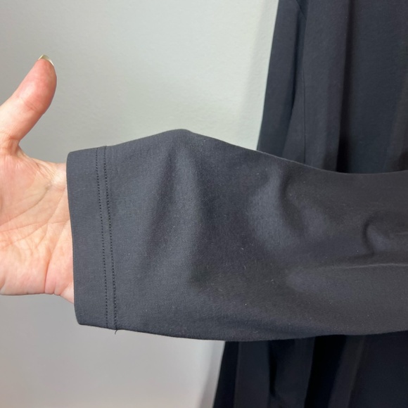 Murano Wardrobe Essentials Mens 100% Cotton Long Sleeve Shirt Black Size 3X Tall - Picture 5 of 9